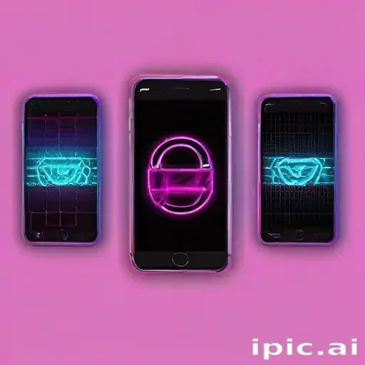 lock screen neon wallpaper iphone