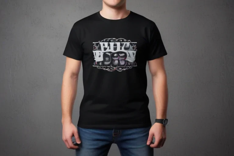 black mockup t shirt