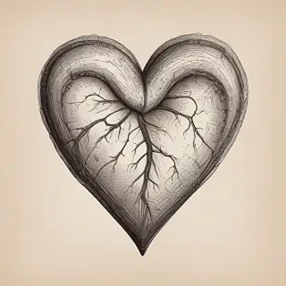 hand drawn heart
