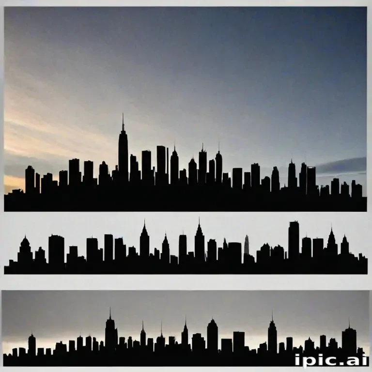 city silhouette png