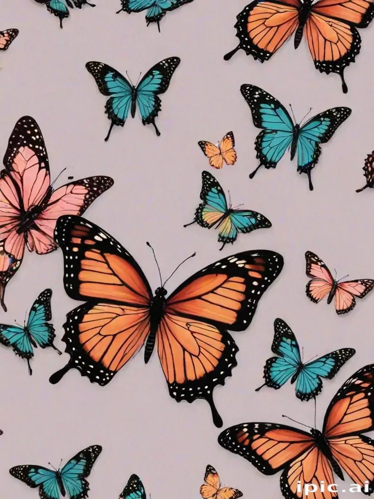 aesthetic butterfly wallpaper