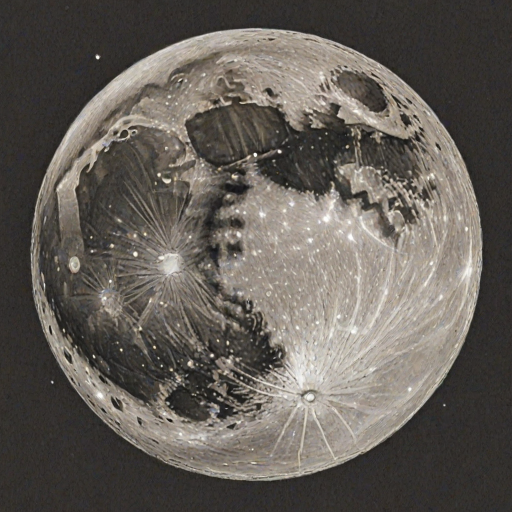 moon pic drawing