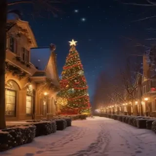 christmas outline