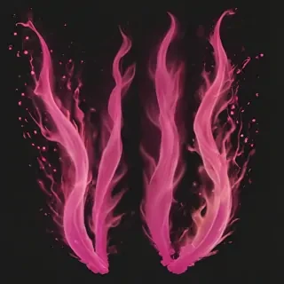 pink flames png