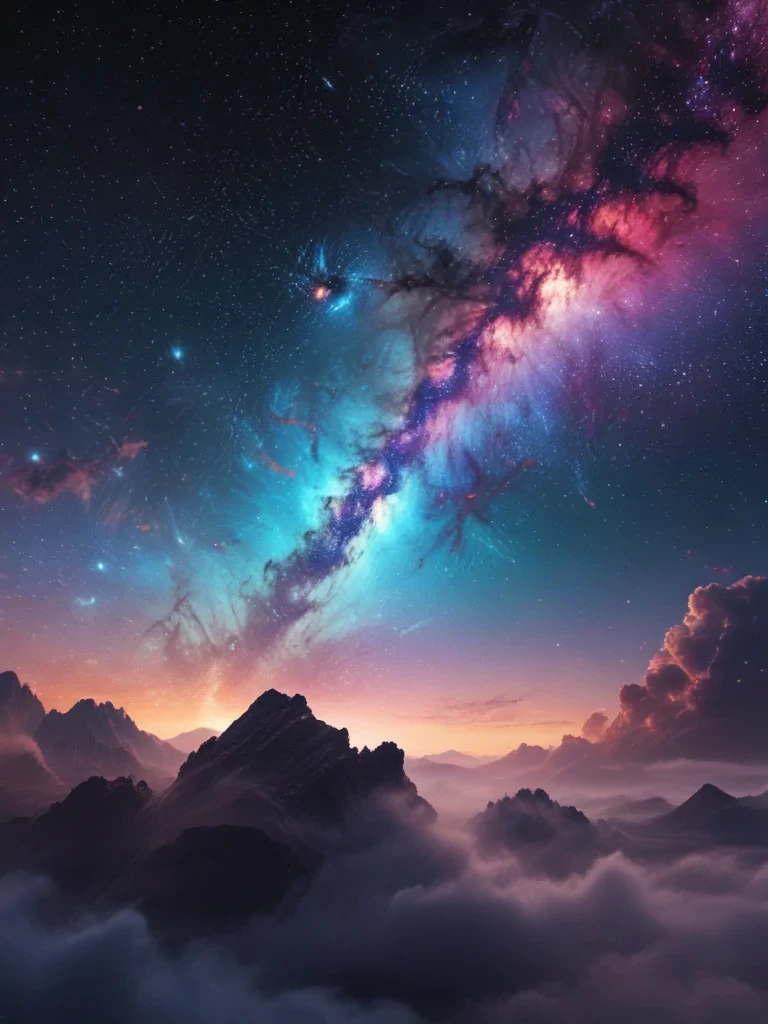 iphone galaxy background