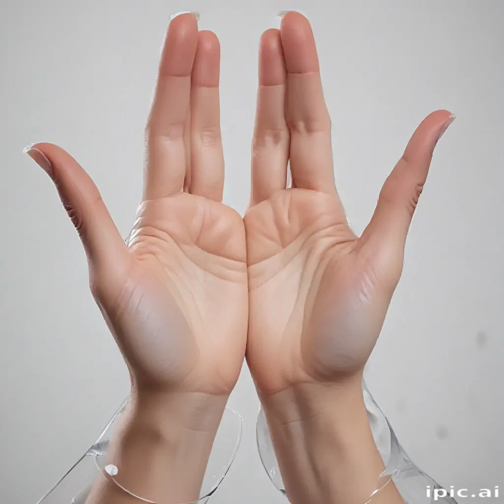 transparent prayer hands