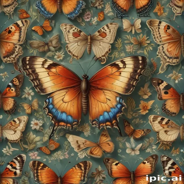 vintage butterfly illustration