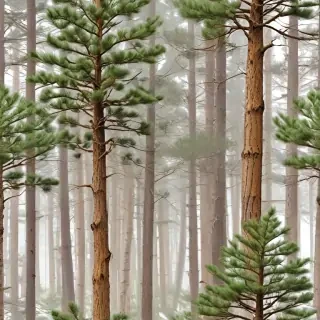 pine tree transparent