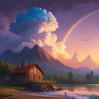 aesthetic wallpapers rainbow