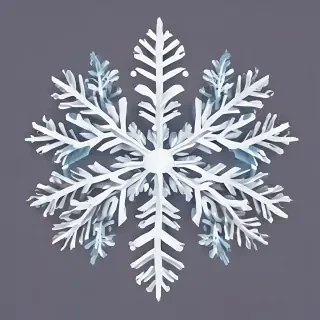 snowflake clipart free