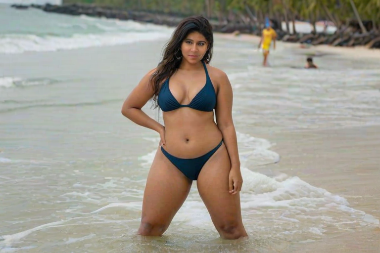 thick indian bikini