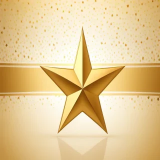 gold star background