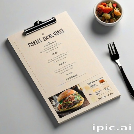 restaurant menu mockup free