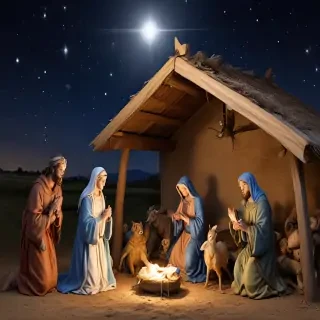 merry christmas nativity images free