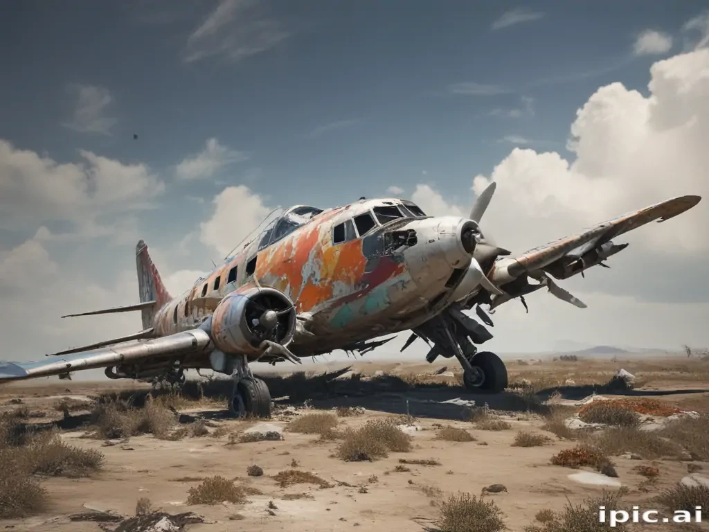 crashed plane png