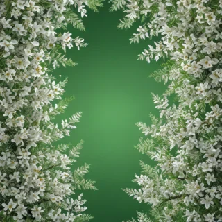 background white and green
