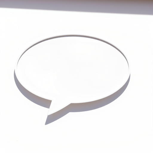 Create a bright speech bubble with sharp, defined edges and a playful design, captured with a high-resolution DSLR camera at f/2.8 aperture, 50mm lens, 1/250s shutter speed, in natural light from an overhead source for enhanced clarity and contrast.