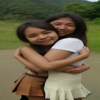 hugging png