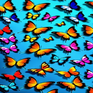 butterfly wall paper