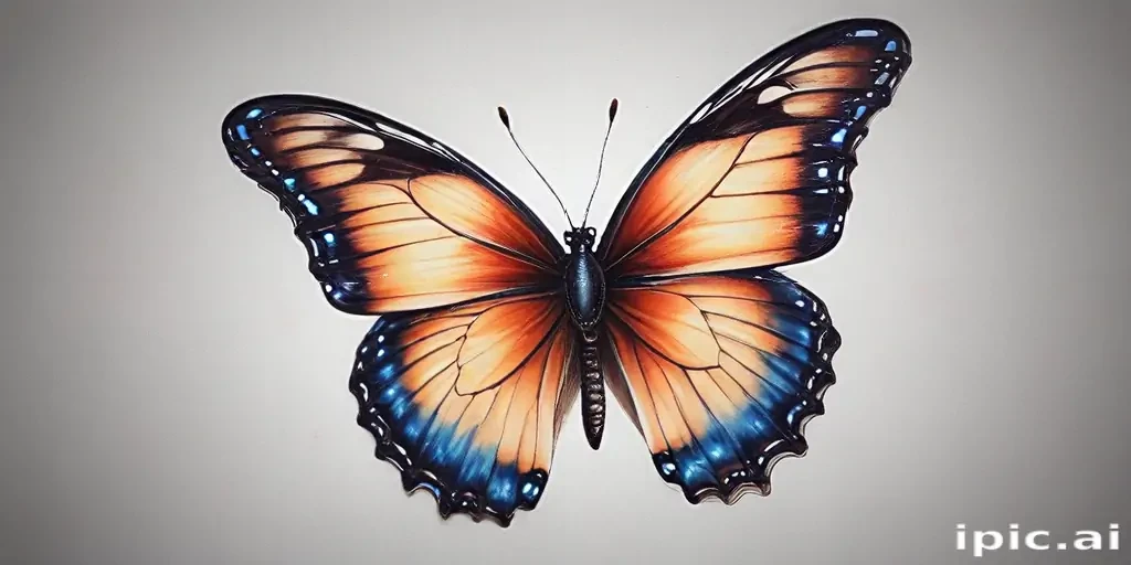 butterfly drawign