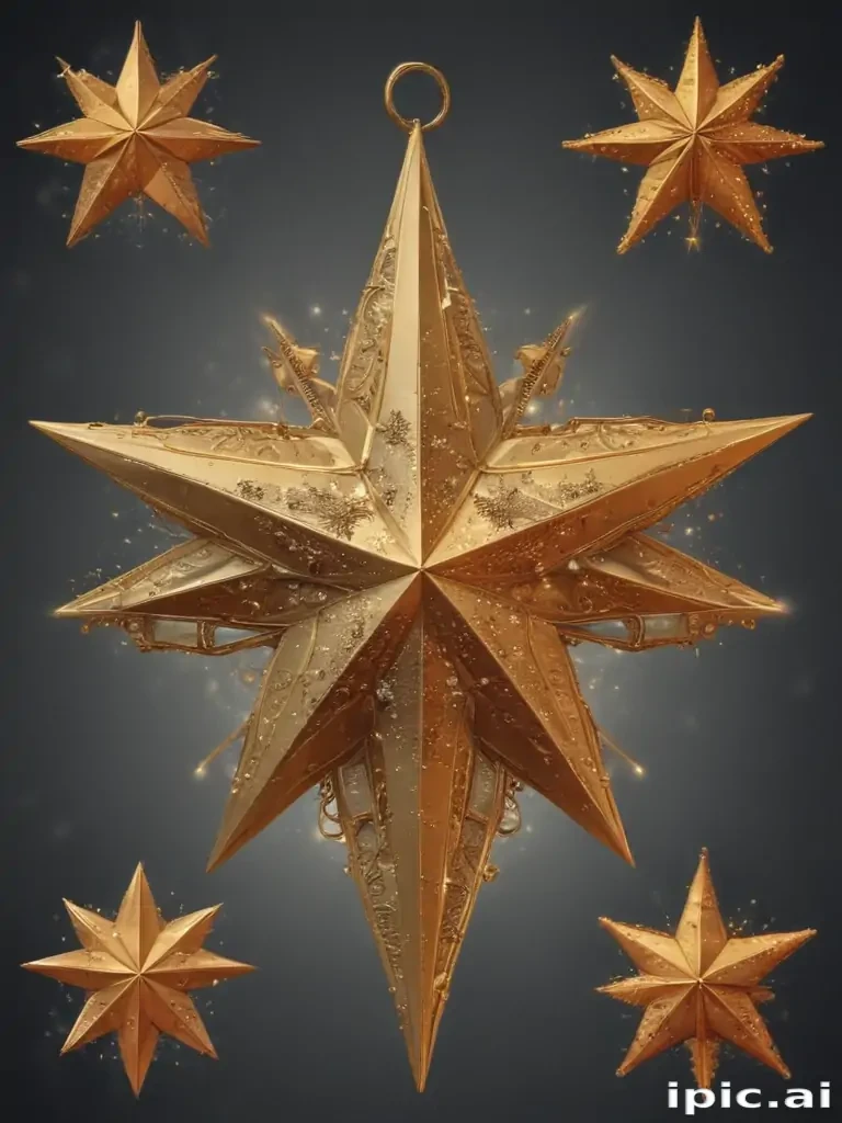 christmas stars clipart
