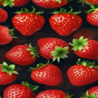cute strawberry background
