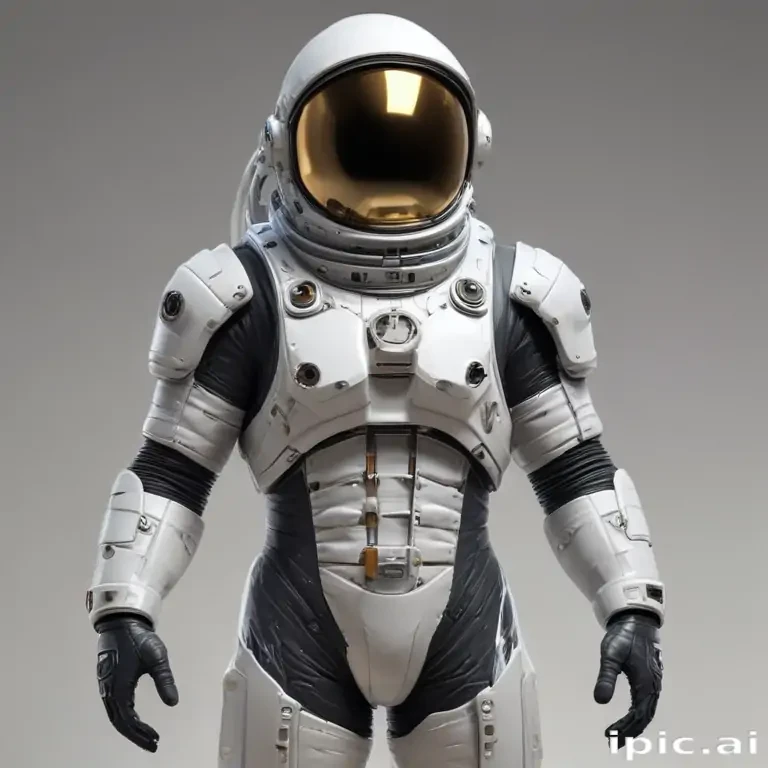 cartoon transparent astronaut suit
