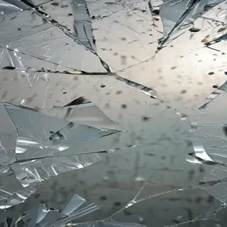 wallpaper broken glass