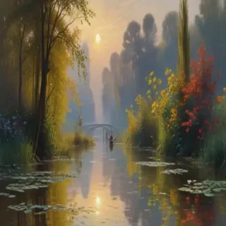 monet paintings wallpaper