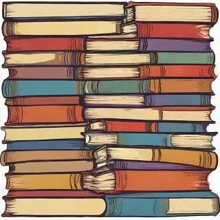 clipart stack of books