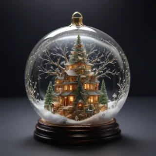 transparent merry christmas