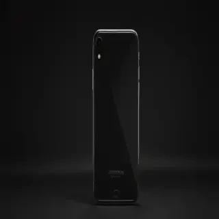 black background phone