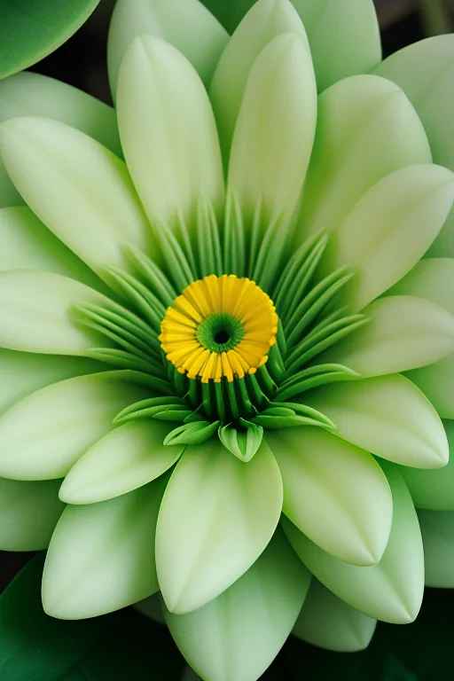 green flower png
