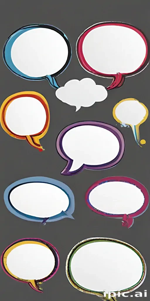 speech bubble clip art