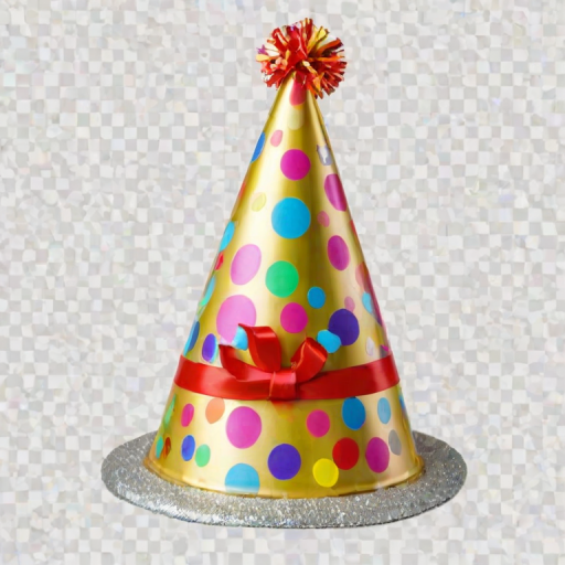 transparent background birthday hat