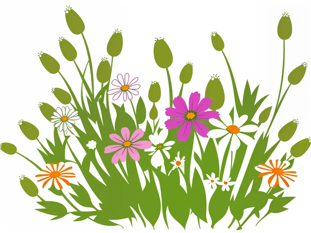 wildflower clipart free