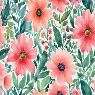 watercolor flower background