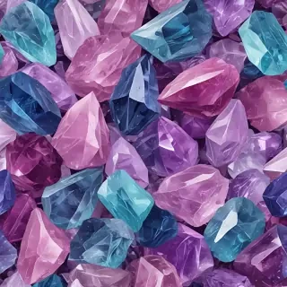 crystals background
