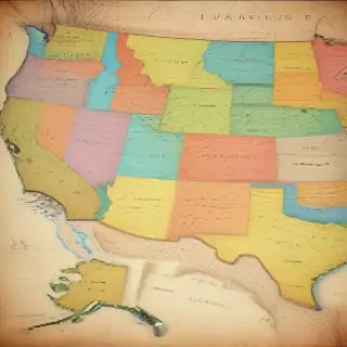 map of usa states