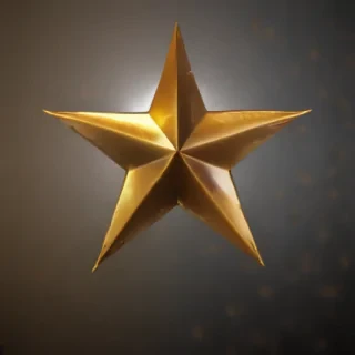 transparent gold star