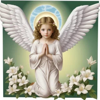 clipart of angels with wings