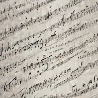 music notes transparent