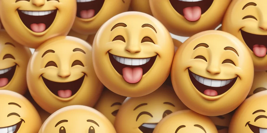 laugh emoji transparent background