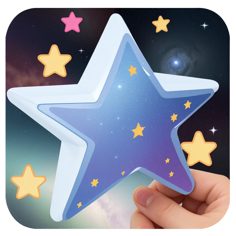 star sticker png