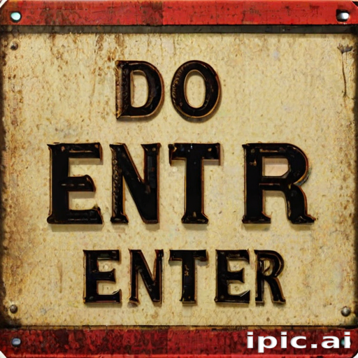 Time Zone R Entry Restict Sign Vintage Sign Indicating Permission to Enter a Restricted Area or Space