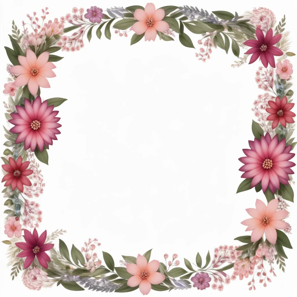 png flower border