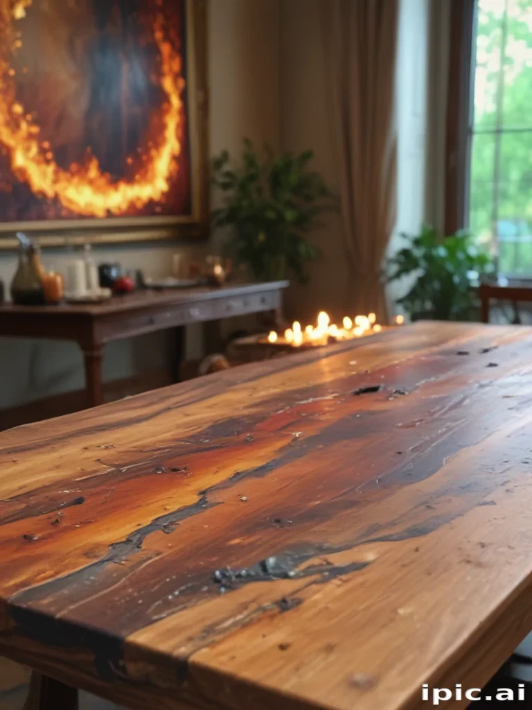 background of table
