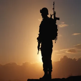soldier silhouette