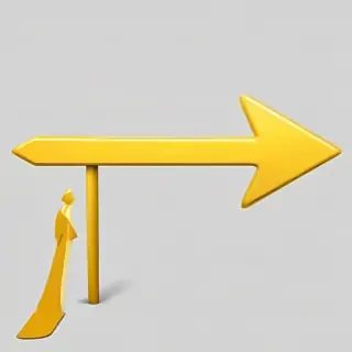 yellow arrow png