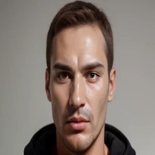 man face transparent